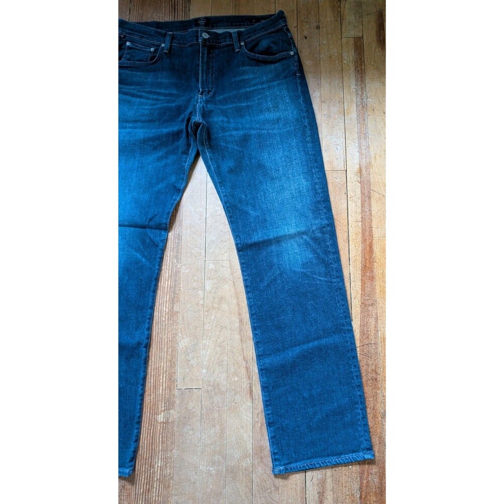 Citizens of Humanity Men's Dark Wash Regular Straight Jeans Cotton Blend Size 36